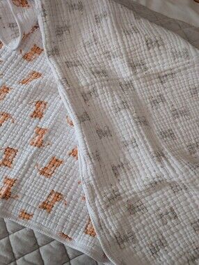 Aden And Anais Cotton Muslin Baby Blanket, Tigers And Elephants